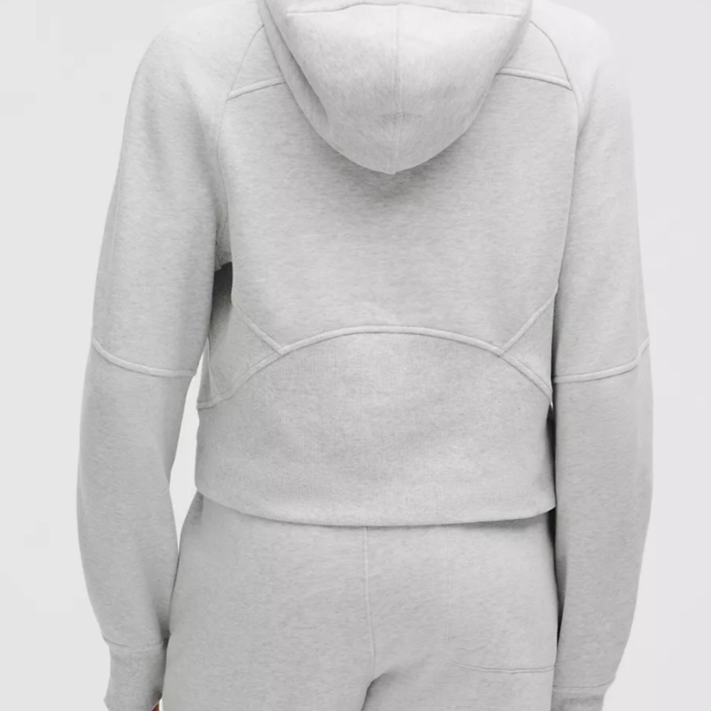 Lululemon 1/2 Zip Crop Hooded Scuba Sweatshirt